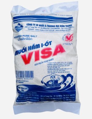 Muối Hầm IOD Tinh Khiết VisaChef - 400gr (bao xanh)